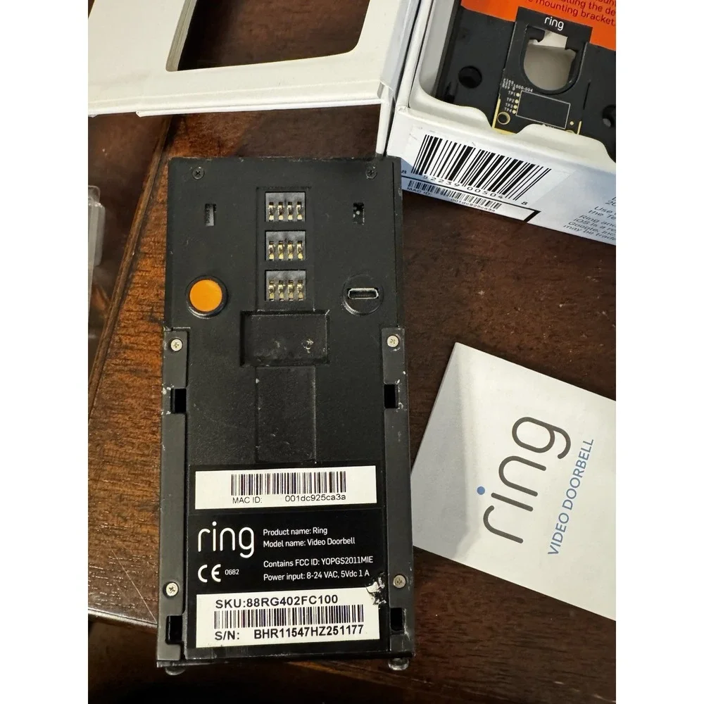 Ring Wi-Fi Enabled Video Doorbell - The Doorbell For Smart Phones